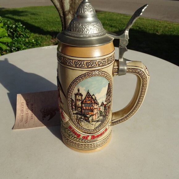 Budweiser Limited Edition M Series 32016 Anheuser Busch Inc. Beer Stein - Picture 2 of 12